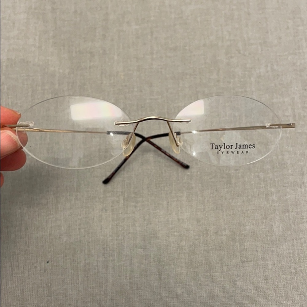 Rimless Drill-mount Eyewear by Taylor James